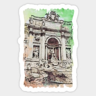 Fontana di Trevi Sticker